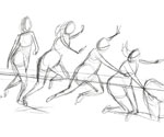 'Danielle' University project Animation Thumbnail Sketches by Gemma Roberts