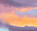 Sunset Colour Study by Gemma Roberts